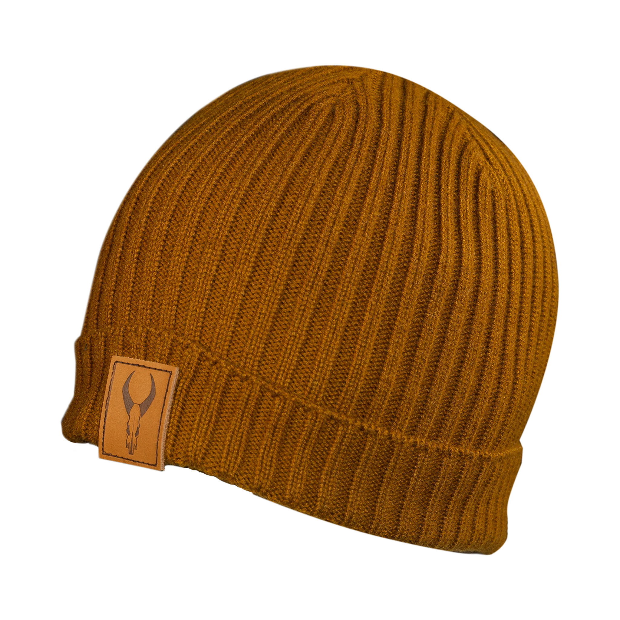 LEATHER PATCH BEANIE - Image 4